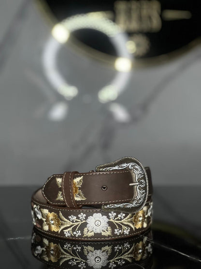 Cinturon bordado DAMA