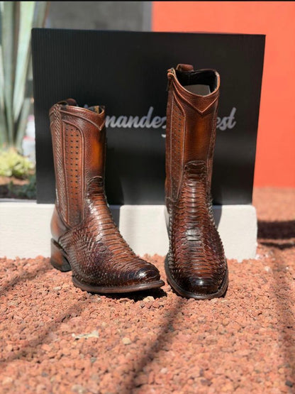 Botas Piel Grabada Premium
