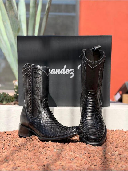 Botas Piel Grabada Premium